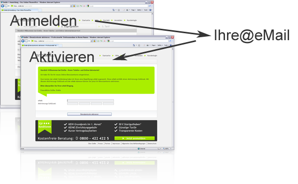 Screenshot - Anmeldung